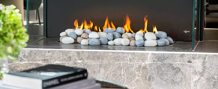 Double-Height Fireplace Design Refurbishment in Lawrence Pond, Newfoundland